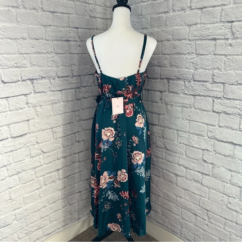 Hello molly FALLING IN STYLE MIDI DRESS FOREST GREEN - Picture 11 of 14